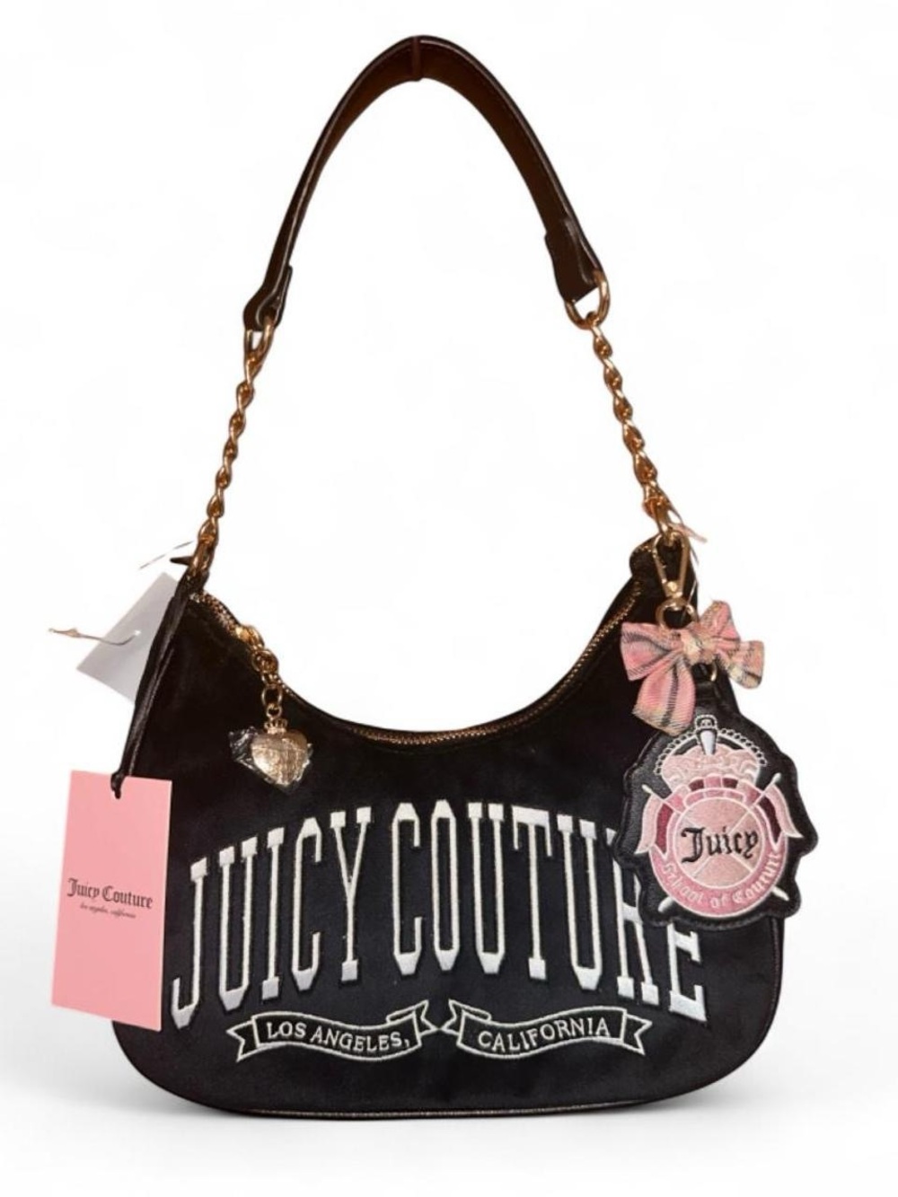 Juicy Couture “Couture University Shoulder Bag”, black